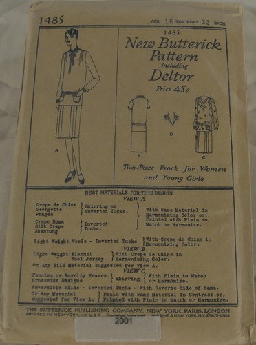 Vintage butterick 1485 - vintage,